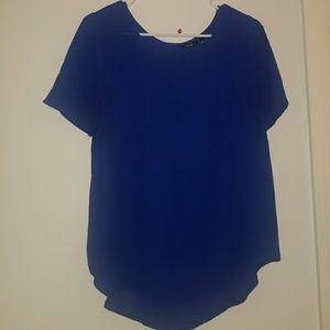 Royal blue dressy top